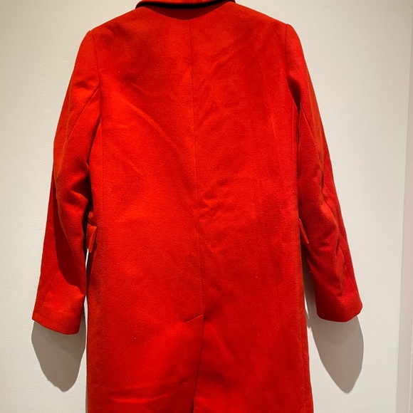 Topshop - Orange Coat - Picture 2 of 4